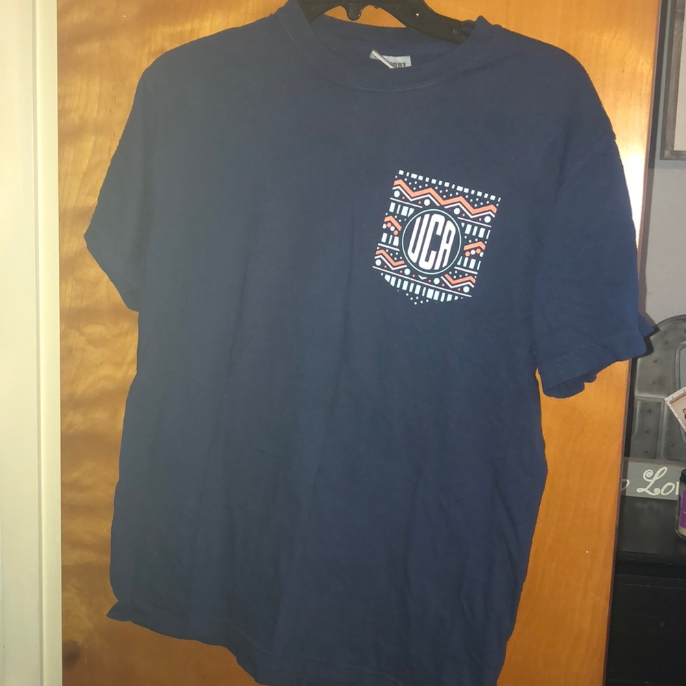 Navy Comfort Colors UCA Cheer Shirt